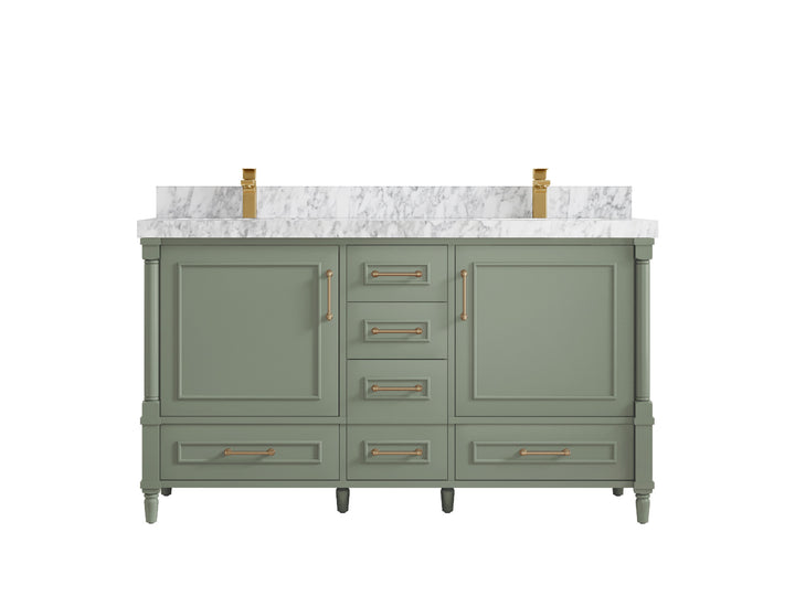 Aberdeen 60 in. W x 22 in. D Double Sink Bathroom Vanity - photo 10