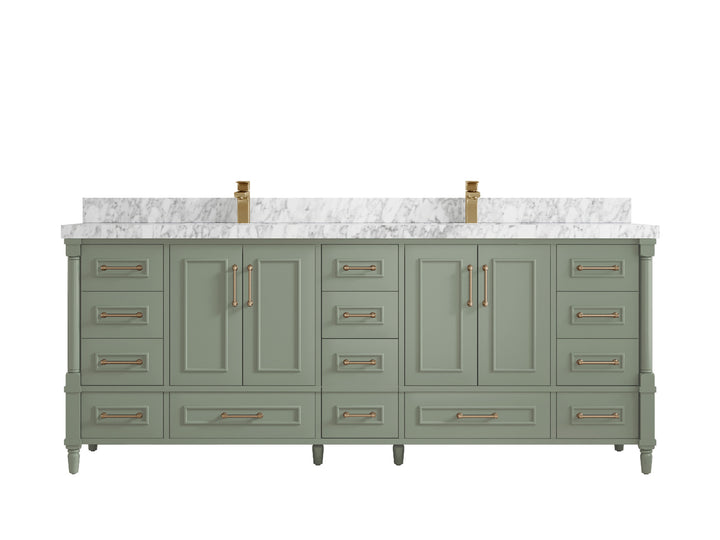 Aberdeen 84 in. W x 22 in. D Double Sink Bathroom Vanity - photo 19