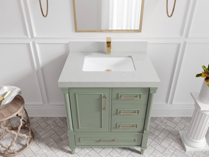 Aberdeen 30 in. W x 22 in. D Single Sink Bathroom Vanity - photo 17