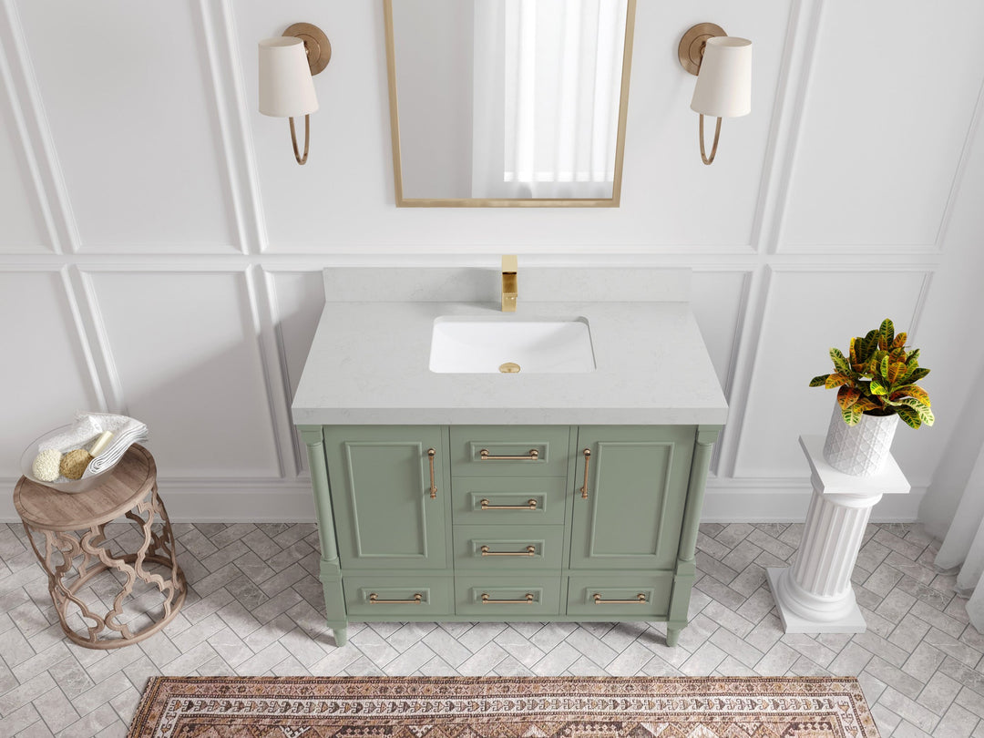 Aberdeen 42 in. W x 22 in. D Single Sink Bathroom Vanity
