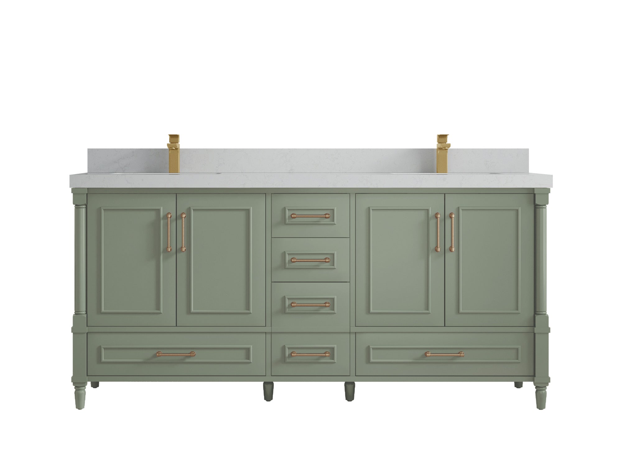 Aberdeen 72 in. W x 22 in. D Double Sink Bathroom Vanity - Willow Bath and Vanity
