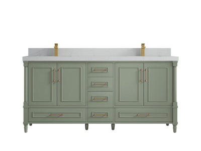 Aberdeen 72 in. W x 22 in. D Double Sink Bathroom Vanity - Willow Bath and Vanity