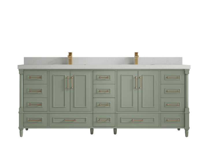 Aberdeen 84 in. W x 22 in. D Double Sink Bathroom Vanity - photo 21