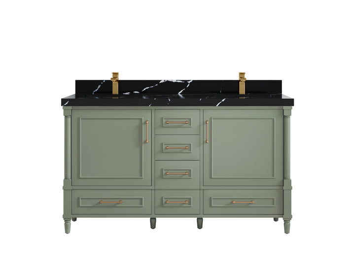 Aberdeen 60 in. W x 22 in. D Double Sink Bathroom Vanity - photo 14