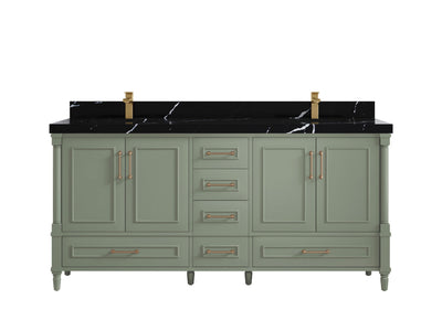 Aberdeen 72 in. W x 22 in. D Double Sink Bathroom Vanity - Willow Bath and Vanity