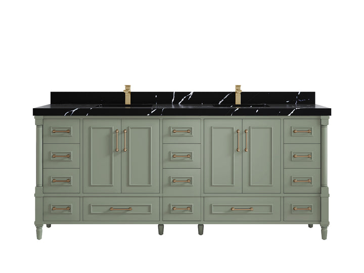 Aberdeen 80 in. W x 22 in. D Double Sink Bathroom Vanity - photo 9