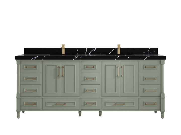 Aberdeen 84 in. W x 22 in. D Double Sink Bathroom Vanity - photo 9