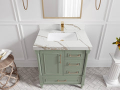Aberdeen 30 in. W x 22 in. D Single Sink Bathroom Vanity - photo 9