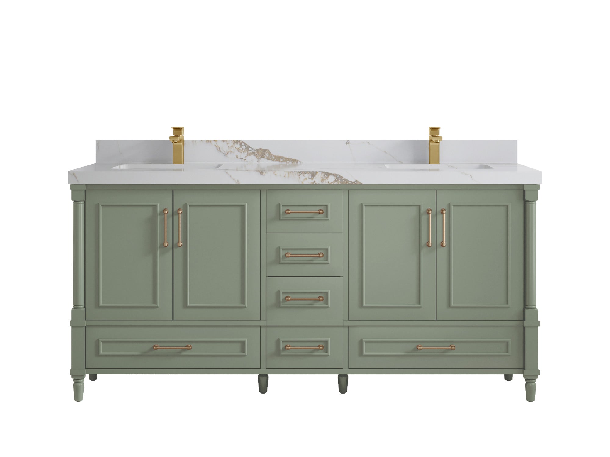 Aberdeen 72 in. W x 22 in. D Double Sink Bathroom Vanity - Willow Bath and Vanity
