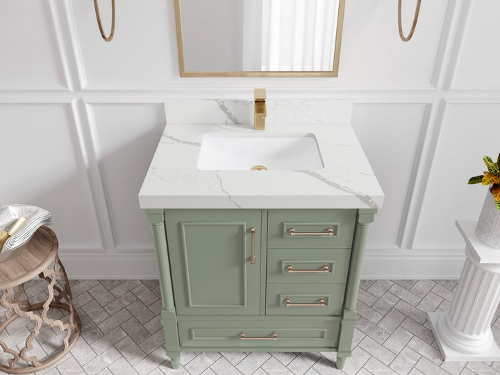 Aberdeen 30 in. W x 22 in. D Single Sink Bathroom Vanity - photo 41