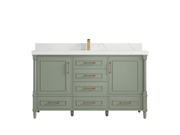 Aberdeen 60 in. W x 22 in. D Single Sink Bathroom Vanity - photo 13
