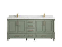 Aberdeen 72 in. W x 22 in. D Double Sink Bathroom Vanity - photo 13