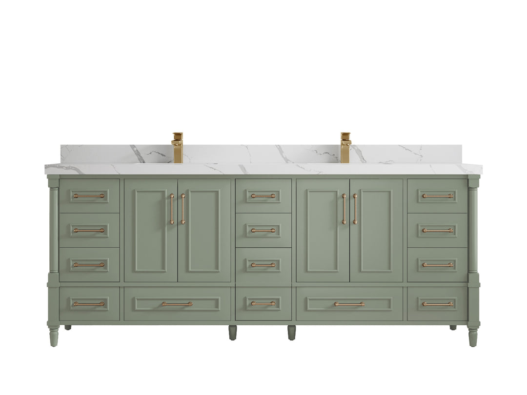 Aberdeen 84 in. W x 22 in. D Double Sink Bathroom Vanity