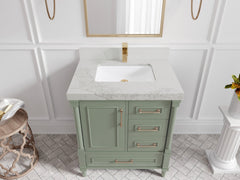 Aberdeen 30 in. W x 22 in. D Single Sink Bathroom Vanity - photo 12