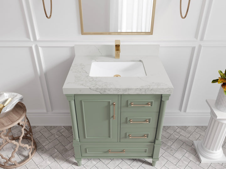 Aberdeen 30 in. W x 22 in. D Single Sink Bathroom Vanity - photo 12