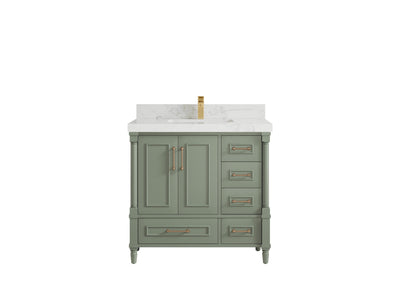 Aberdeen 36 in. W x 22 in. D Center Sink Bathroom Vanity