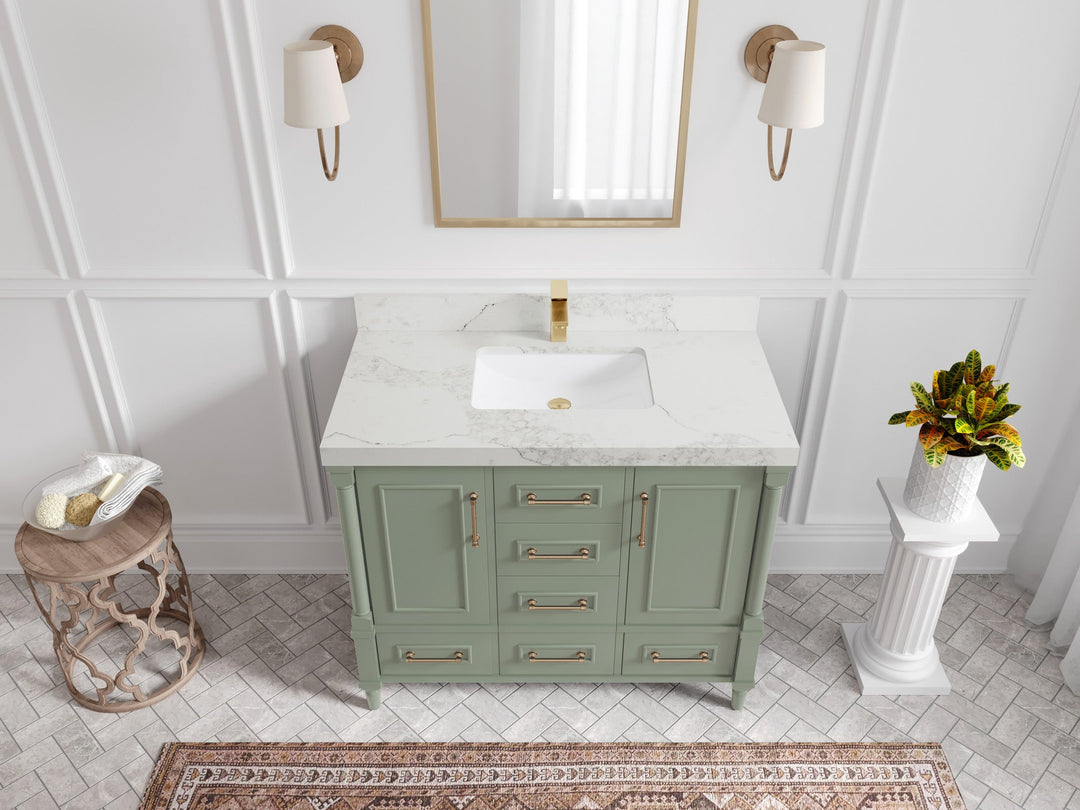 Aberdeen 42 in. W x 22 in. D Single Sink Bathroom Vanity