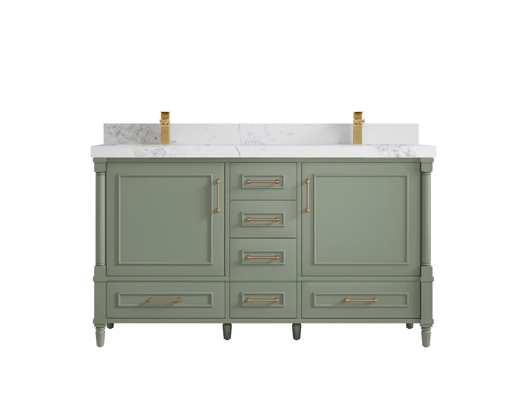 Aberdeen 60 in. W x 22 in. D Double Sink Bathroom Vanity