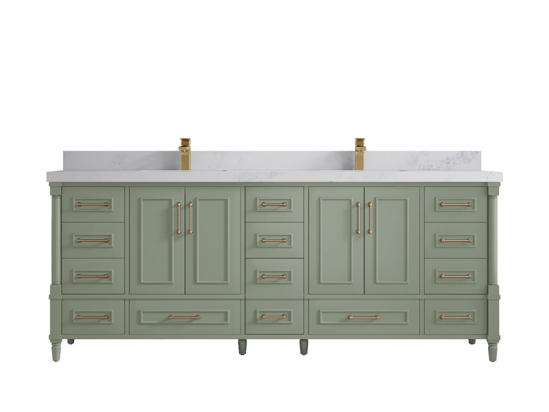 Aberdeen 84 in. W x 22 in. D Double Sink Bathroom Vanity