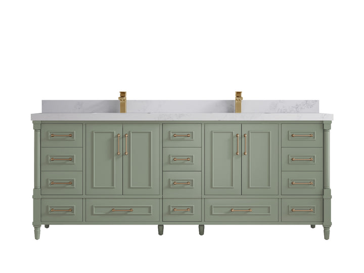 Aberdeen 84 in. W x 22 in. D Double Sink Bathroom Vanity - photo 15