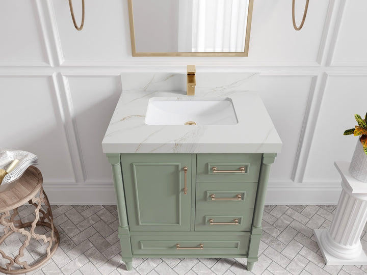 Aberdeen 30 in. W x 22 in. D Single Sink Bathroom Vanity - photo 13