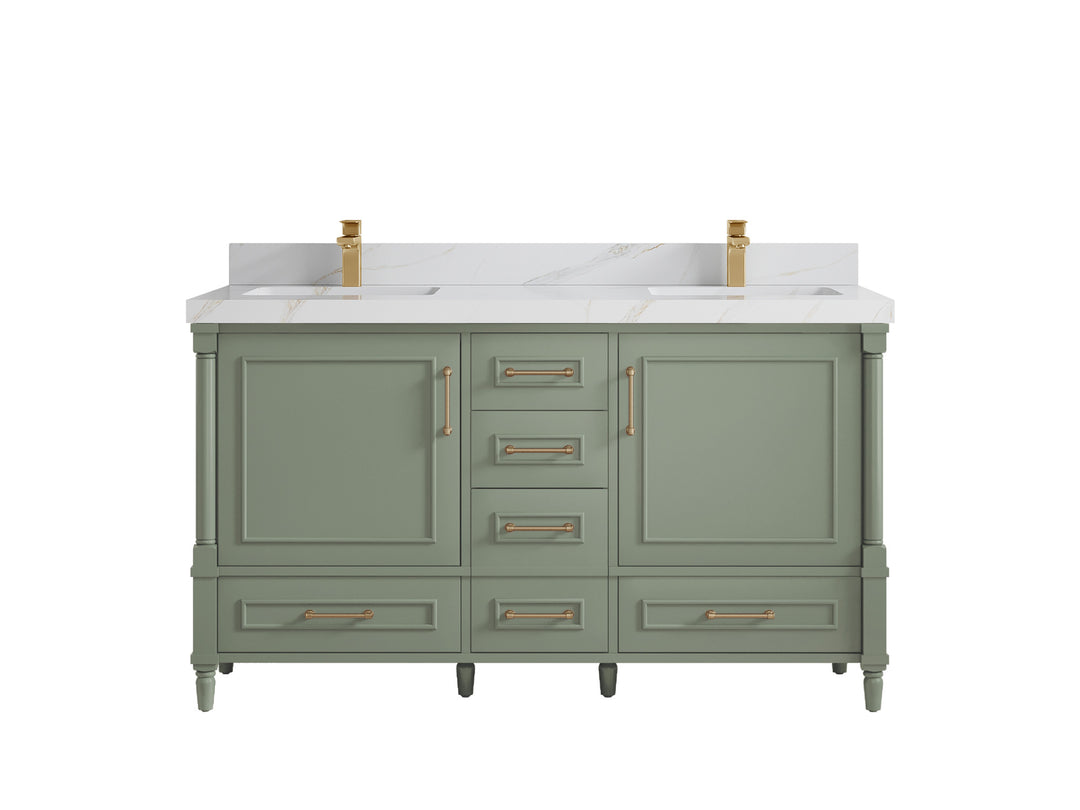 Aberdeen 60 in. W x 22 in. D Double Sink Bathroom Vanity