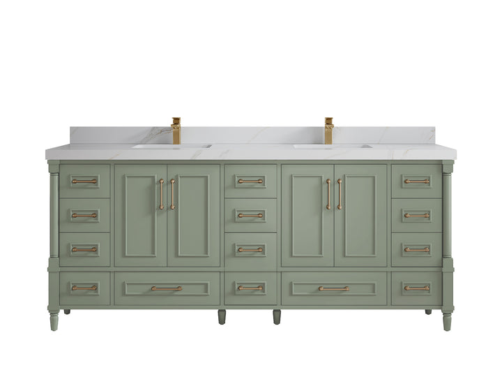 Aberdeen 80 in. W x 22 in. D Double Sink Bathroom Vanity - photo 17