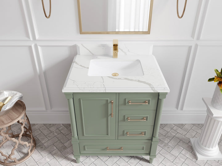 Aberdeen 30 in. W x 22 in. D Single Sink Bathroom Vanity - photo 19