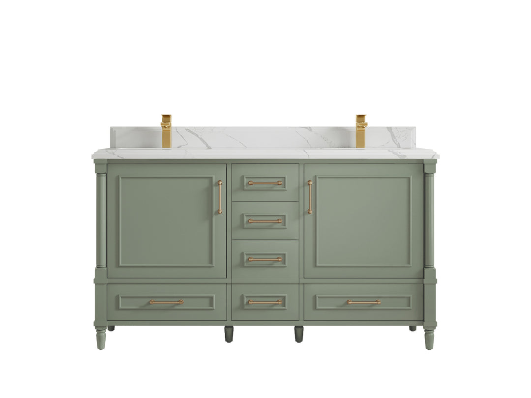 Aberdeen 60 in. W x 22 in. D Double Sink Bathroom Vanity