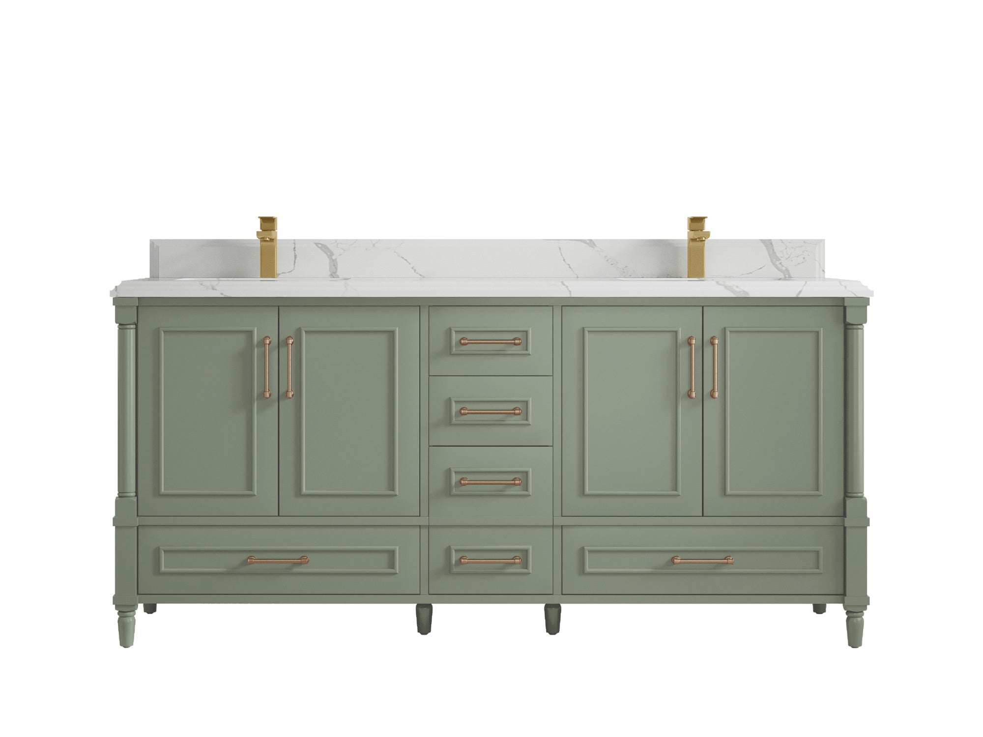 Aberdeen 72 in. W x 22 in. D Double Sink Bathroom Vanity - Willow Bath and Vanity