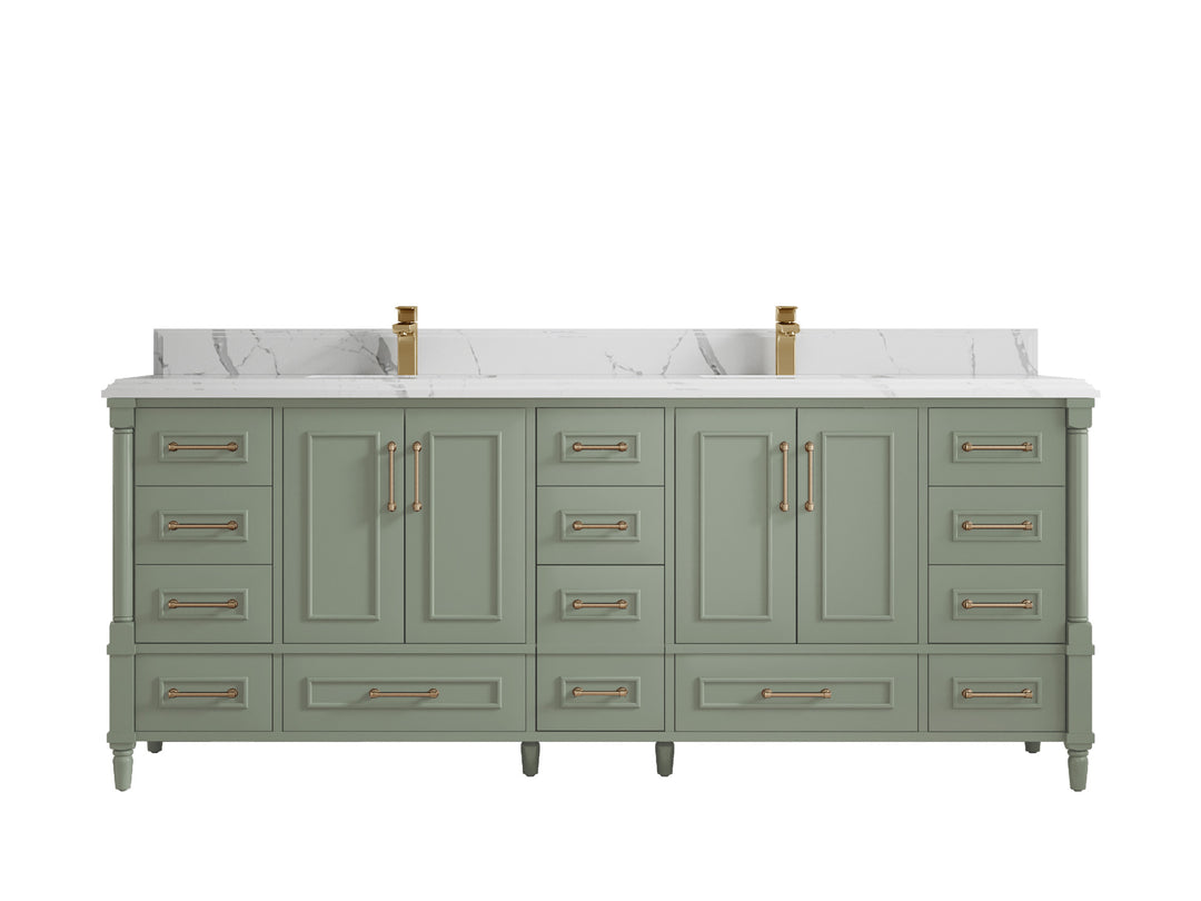 Aberdeen 84 in. W x 22 in. D Double Sink Bathroom Vanity