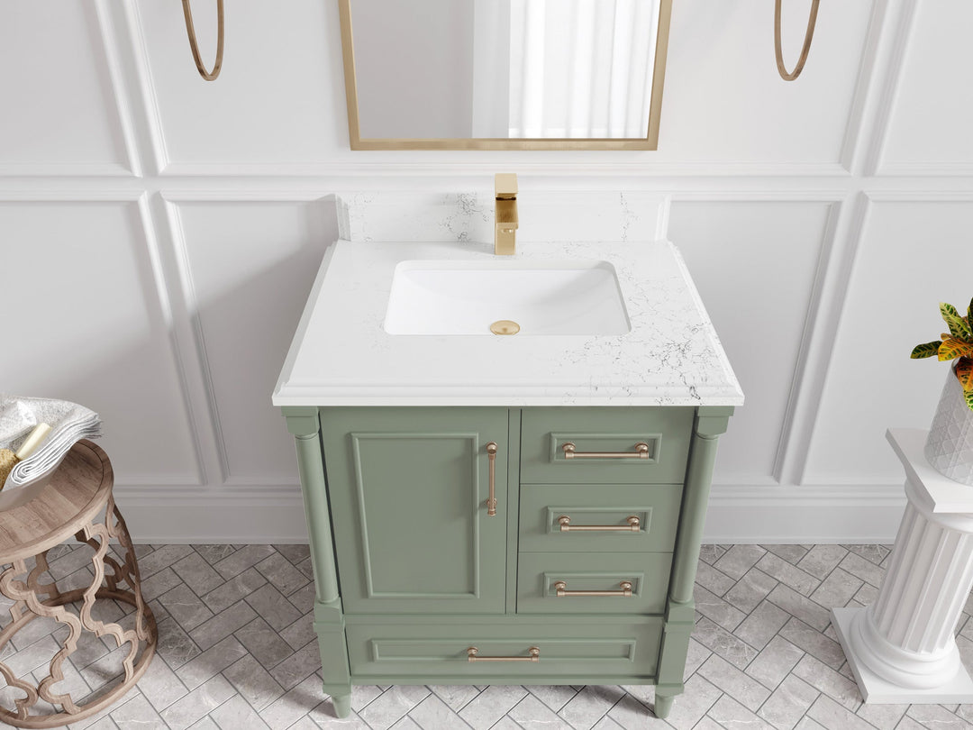 Aberdeen 30 in. W x 22 in. D Single Sink Bathroom Vanity