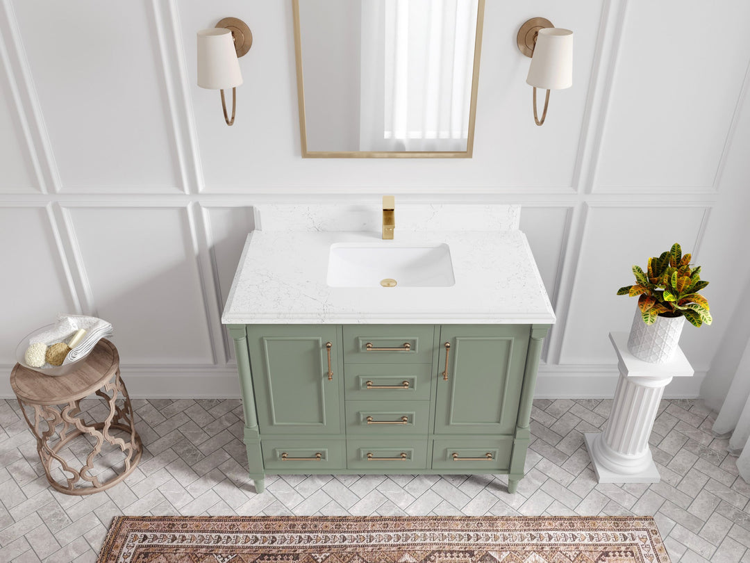 Aberdeen 42 in. W x 22 in. D Single Sink Bathroom Vanity