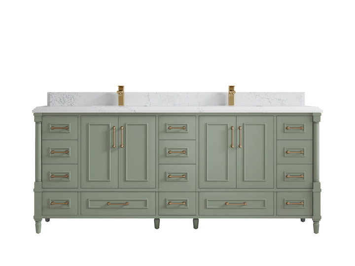 Aberdeen 80 in. W x 22 in. D Double Sink Bathroom Vanity - photo 25