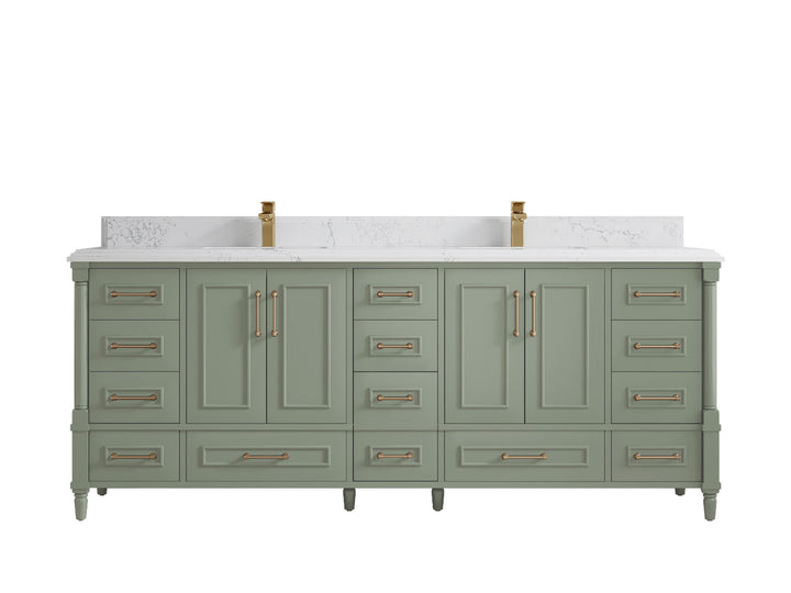 Aberdeen 84 in. W x 22 in. D Double Sink Bathroom Vanity - photo 25