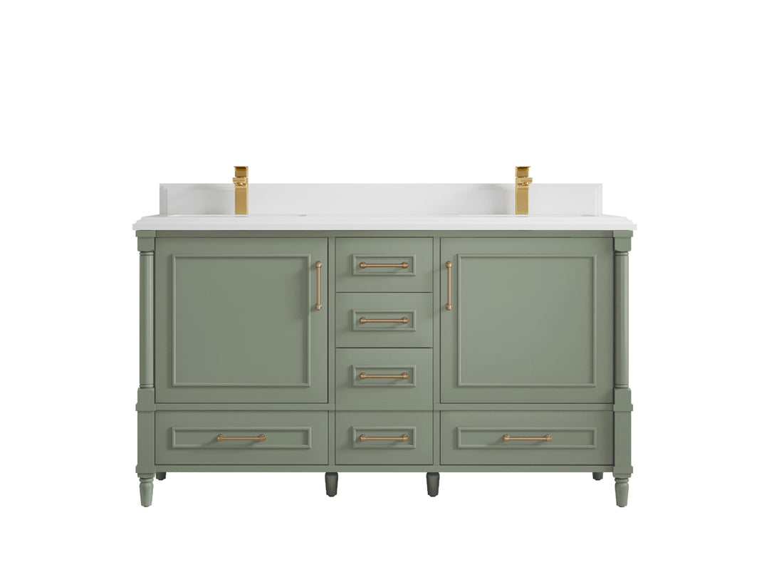 Aberdeen 60 in. W x 22 in. D Double Sink Bathroom Vanity