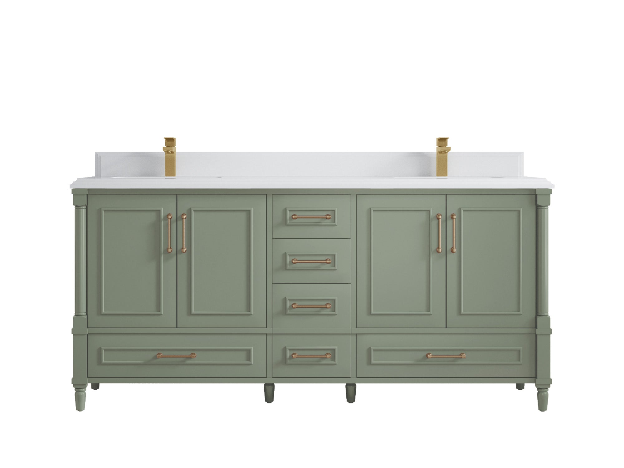 Aberdeen 72 in. W x 22 in. D Double Sink Bathroom Vanity - Willow Bath and Vanity