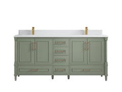 Aberdeen 72 in. W x 22 in. D Double Sink Bathroom Vanity - photo 27