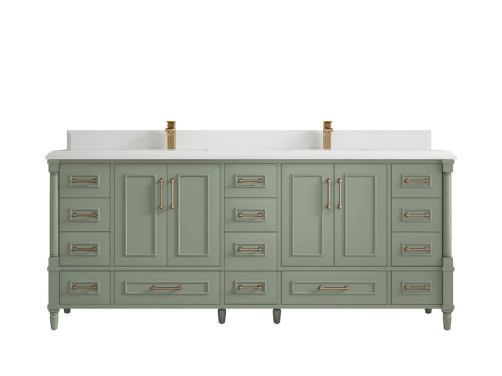 Aberdeen 80 in. W x 22 in. D Double Sink Bathroom Vanity - photo 27