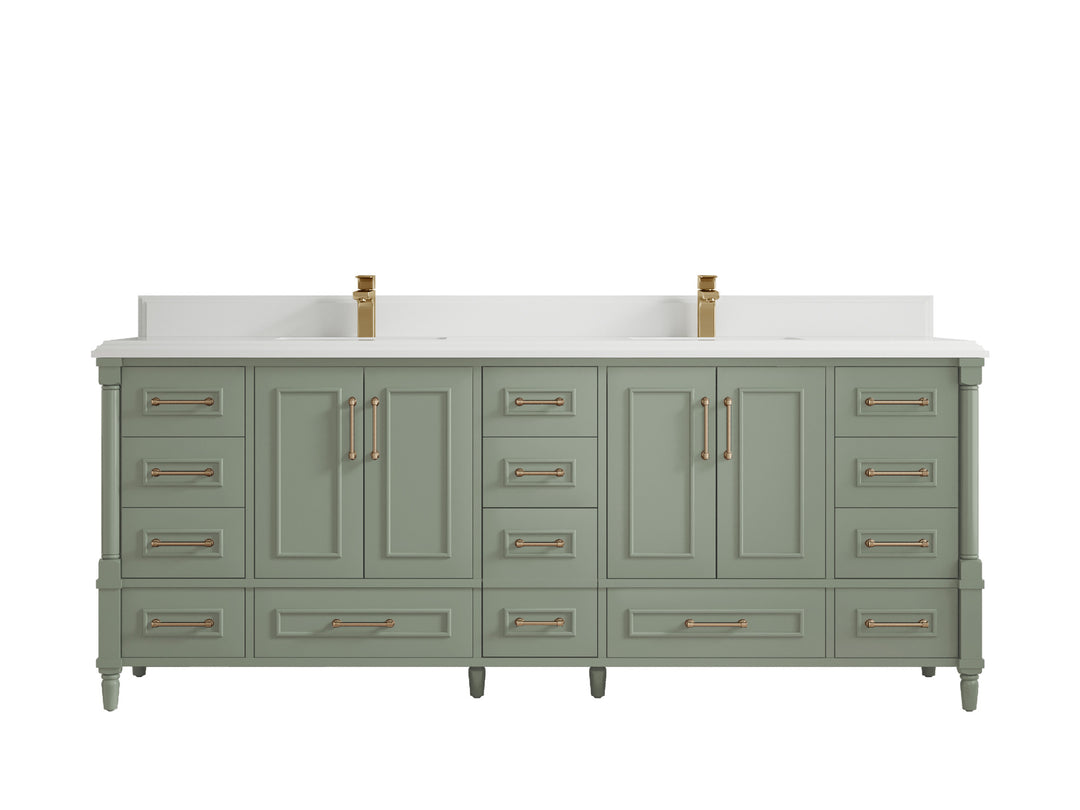 Aberdeen 84 in. W x 22 in. D Double Sink Bathroom Vanity