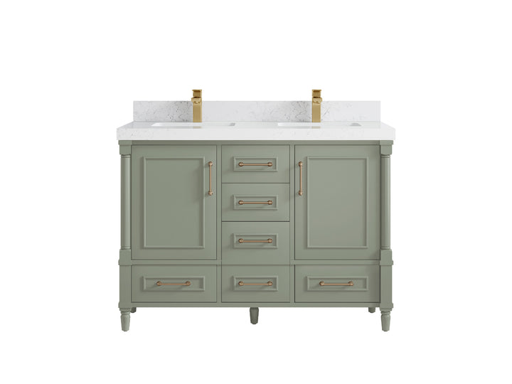Aberdeen 48 in. W x 22 in. D Double Sink Bathroom Vanity - photo 14