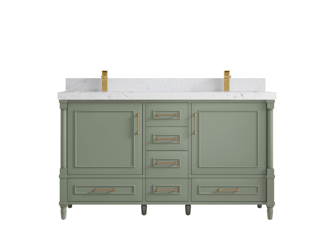 Aberdeen 60 in. W x 22 in. D Double Sink Bathroom Vanity