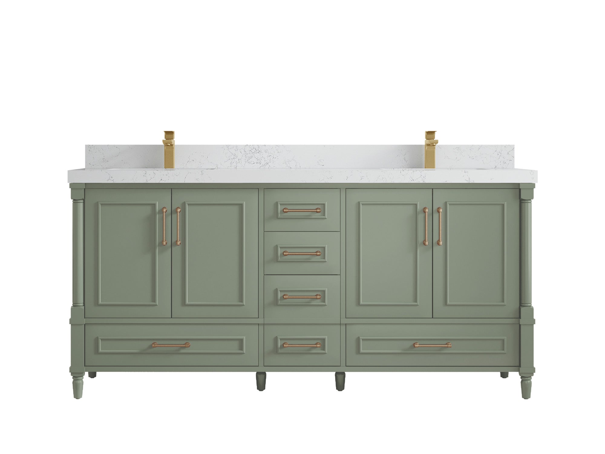 Aberdeen 72 in. W x 22 in. D Double Sink Bathroom Vanity - Willow Bath and Vanity