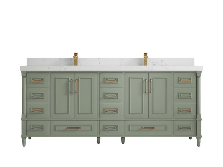 Aberdeen 80 in. W x 22 in. D Double Sink Bathroom Vanity - photo 29
