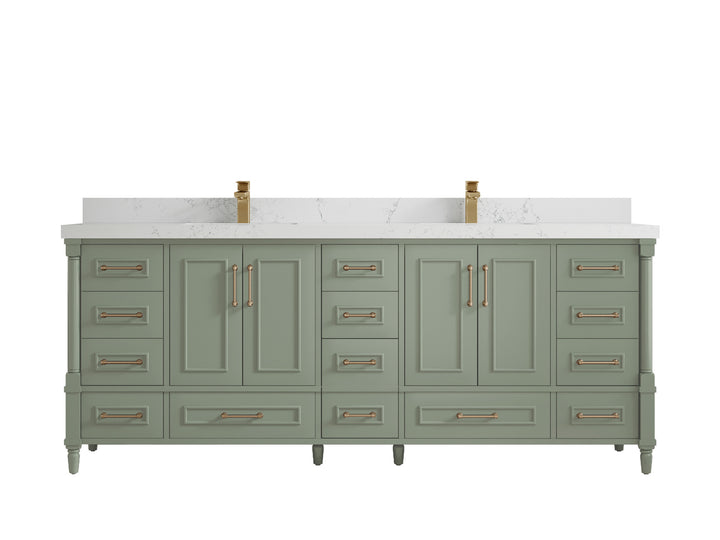 Aberdeen 84 in. W x 22 in. D Double Sink Bathroom Vanity - photo 29