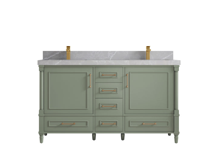 Aberdeen 60 in. W x 22 in. D Double Sink Bathroom Vanity - photo 30