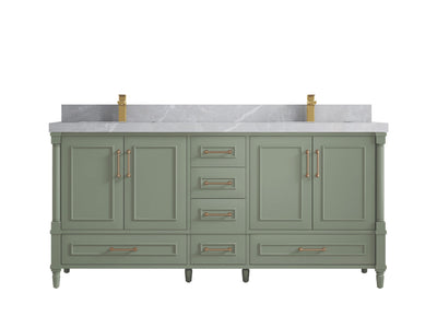 Aberdeen 72 in. W x 22 in. D Double Sink Bathroom Vanity - Willow Bath and Vanity