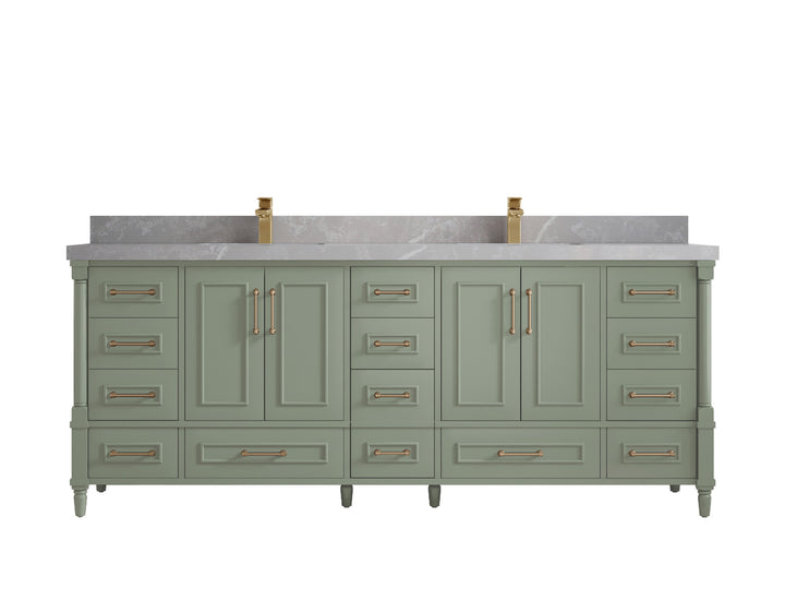 Aberdeen 84 in. W x 22 in. D Double Sink Bathroom Vanity - photo 31