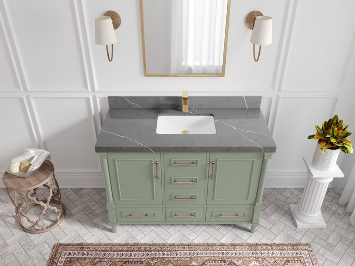 Aberdeen 48 in. W x 22 in. D Single Sink Bathroom Vanity - photo 32