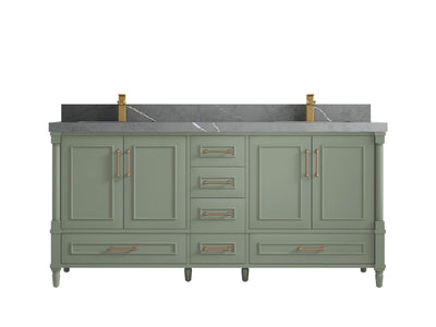 Aberdeen 72 in. W x 22 in. D Double Sink Bathroom Vanity - Willow Bath and Vanity